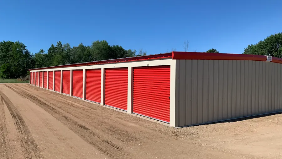 Drive-up storage units at My Storage Clare on E Maple Rd